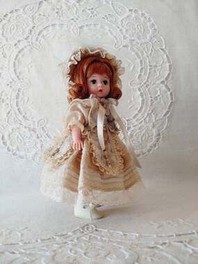 Vintage Collectible Madame Alexander Charming Silk Victorian Doll